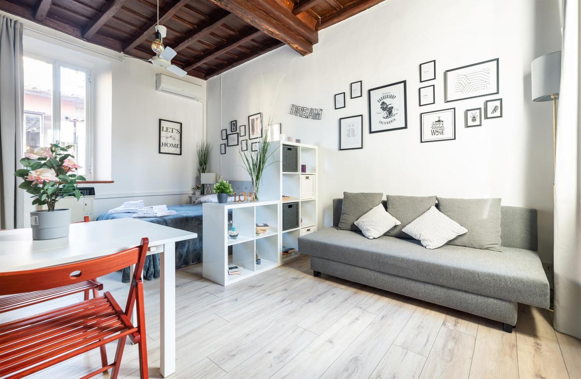 Cozy Studio Campo De Fiori Rom Exterior foto